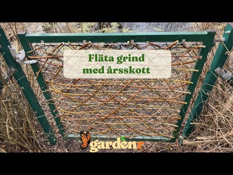 Fläta grind med årsskott - Trädgårdshacks med GardenR