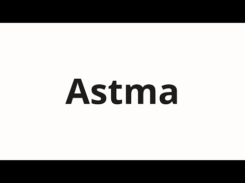 How to pronounce Astma | Астма (Asthma in Russian)