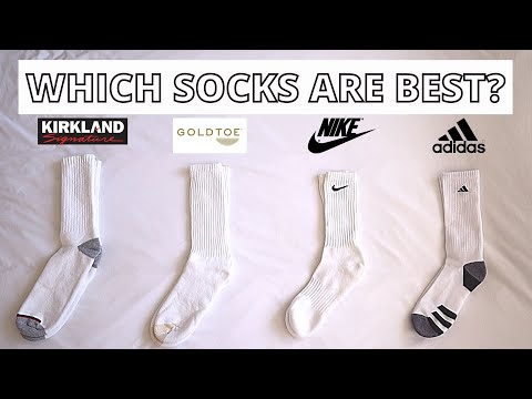 The ULTIMATE White Crew Socks Guide - Comparing Kirkland, Gold Toe, Nike and Adidas Socks
