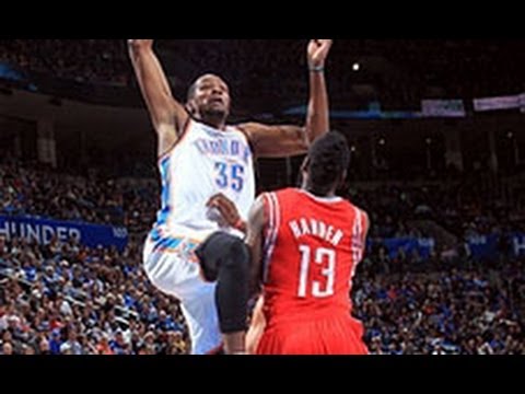 Kevin Durant's BIG Dunk on James Harden