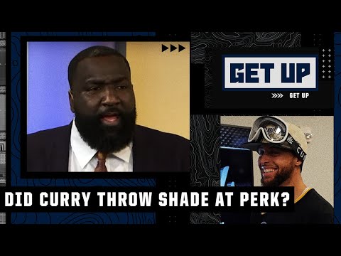Was Steph Curry calling out Kendrick Perkins after Game 6? 👀 | Get Up