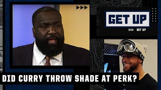Was Steph Curry calling out Kendrick Perkins after Game 6? 👀 | Get Up