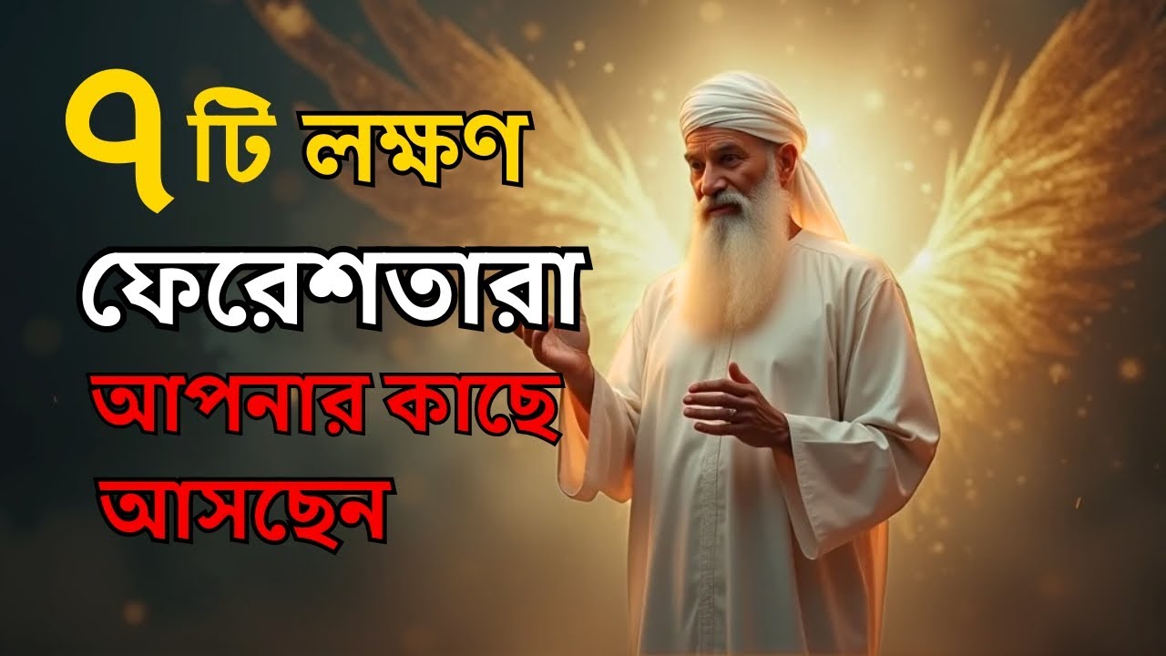 ৭টি লক্ষণ : ফেরেশতারা আপনার কাছে আসছেন । ইসলামিক দৃষ্টিকোণ