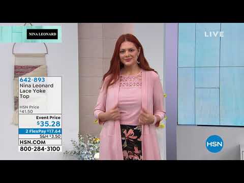 HSN | Nina Leonard Fashions 04.24.2019 - 06 AM