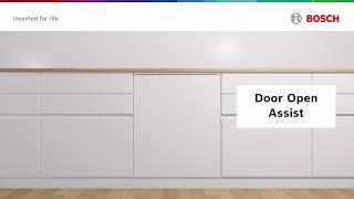 Bosch Dishwasher Features - Door Open Assist