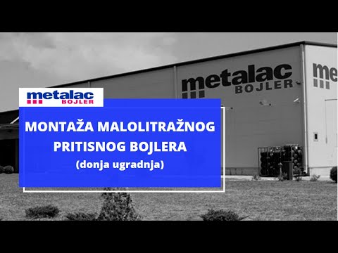 Metalac Bojler - Montaža malolitražnog PRITISNOG bojlera - donja ugradnja (podgradni)