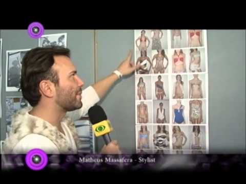 Robert Estevão detalhando a beleza do desfile de Paola Robba do verão 2011, Matheus Massafera além de explicar o que é a profissão stylist, detalha as referências da estilista Paola Robba e muito mais, confira!
