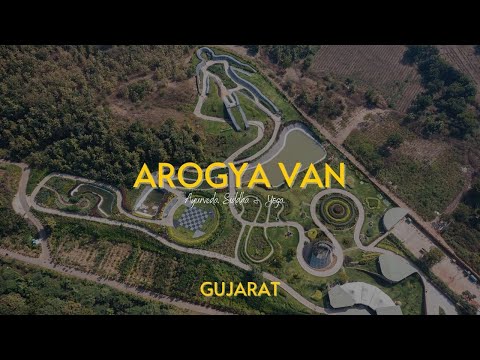 Explore Arogya Van near Statue of Unity, Gujarat | Stunning 4K Drone Views
