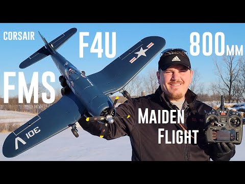 FMS - F4U Corsair V2 - 800mm - Maiden Flights