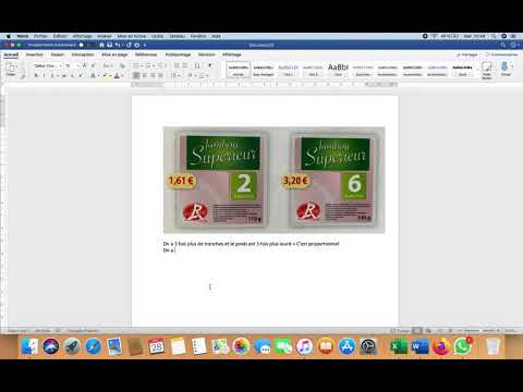 Reconnaitre une situation de proportionnalité - 6ème