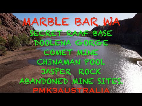 Marble Bar WA Secret WW2 RAAF Base. Pilbara WA