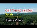 One Thing I Know Lyrics | SELAH