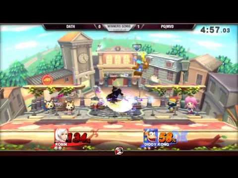 Vitality Singles 7/30/16 - Winners Semis - Dath (Robin) vs. MVD (Diddy) - Smash 4