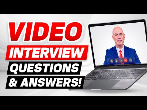 Thumbnail for VIDEO INTERVIEWS! (How to PASS an ONLINE VIDEO INTERVIEW Questions Answers & TOP TIPS for SUCCESS!) by video