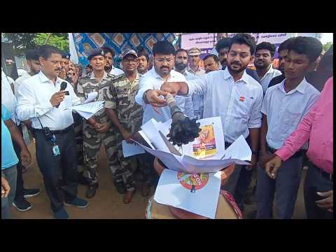 போதை ஒழிப்பு தீப்பந்த பேரணி; கனிமவளத்துறை அமைச்சர் டாக்டர் பிரபு தொடங்கி வைத்தார்