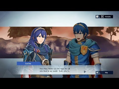 Fire Emblem Warriors - Lucina & Marth Support Conversation