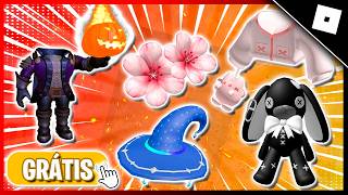 HEADLESS GRÁTIS? COMO PEGAR 33 ITENS GRÁTIS NO ROBLOX - HEADLESS + ITENS DE HALLOWEEN GRÁTIS ROBLOX
