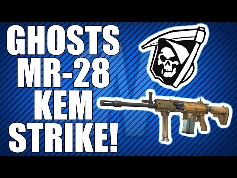 COD Ghosts: MR-28 Marksman Rifle KEM Strike! (KEM Strike Saturday)