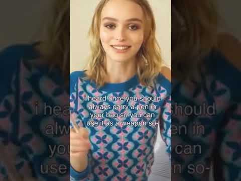What Is In Lily Rose Depp’s Bag tiktok lilyrosedeppo