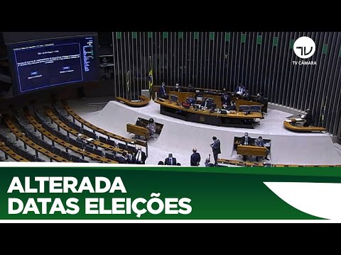 Plenário aprova alterações em datas das eleições 2020 - 01/07/20