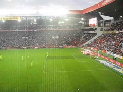 Gol de Nacho Novo al Getafe desde la grada este