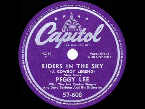 1949 HITS ARCHIVE: Riders In The Sky - Peggy Lee