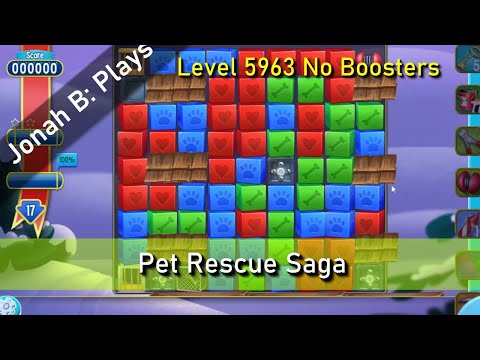 Pet Rescue Saga Level 5963 No Boosters