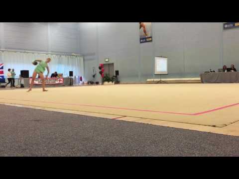Anna Hemsley Junior Ball at Bath Open Championship 2015, Stars Academy Rhythmic Gymnastics Club, UK