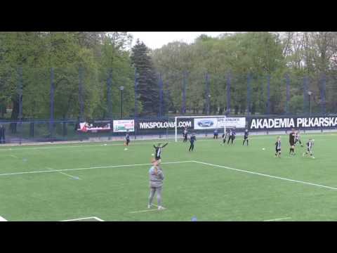Polonia Warszawa 2008 - Błękitni Korytów 2008, skrót meczu