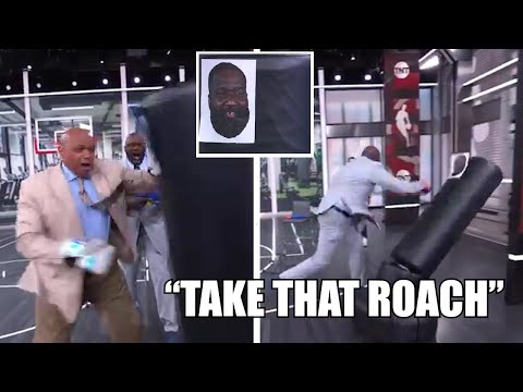 Shaq and Charles Barkley PUNCH Kendrick Perkins Punching Bag | Inside The NBA | NBA ON TNT