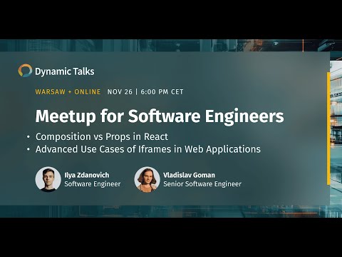 Dynamic Talks — Meetup for Software Engineers