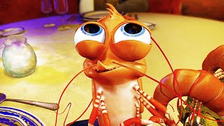 SHARK TALE Clip -  Squeaky Shrimp  (2004)
