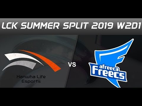 Hanwha Life Esports vs Afreeca Freecs | LCK Summer 2019 W2G1 | FULL GAME