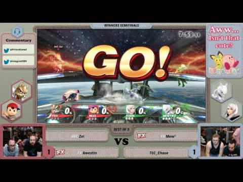AITC 4 - Zei + Awestin vs Mew² + TEC_Chase - Winners Smash 4