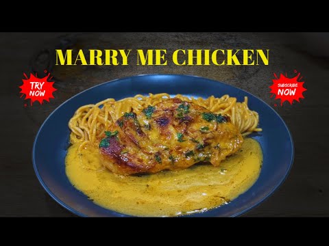 Viral Marry Me Chicken with a Creamy Lemon & White Wine Sauce | Easy Dinner Recipe!"