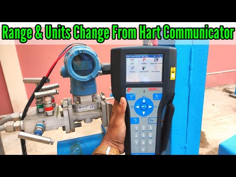 Range & Units Change From Hart Communicator | Loop Test From Hart Communicator.
