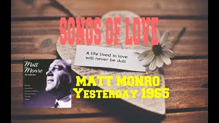 Matt Monro - Yesterday video