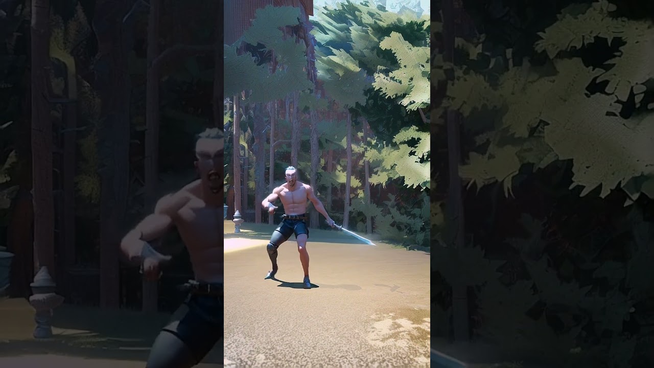 Medieval worrier practicing his sword With #AI #stablediffusion #videoshorts