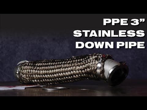 PPE 3" STAINLESS DOWN PIPE 04.5-10 6.6L LLY / LBZ / LMM DURAMAX