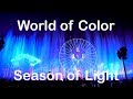 NEW 2017 World Of Color Season Of Light Holiday Show At Disney California Adventure 4K