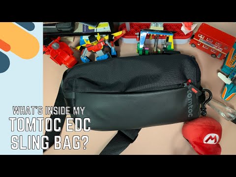 What's in my TOMTOC EDC Sling Bag? (2022)