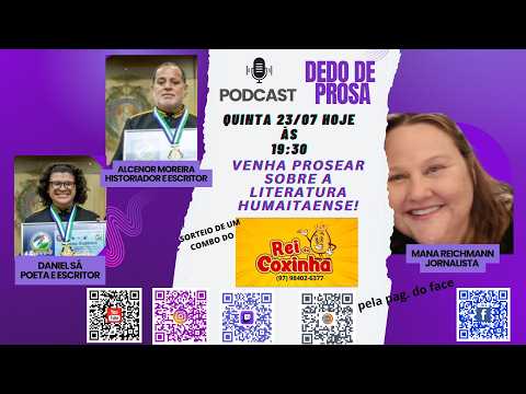 Imortais do Amazonas no Dedo de Prosa: Daniel Gomes de Sá e Alcenor Moreira