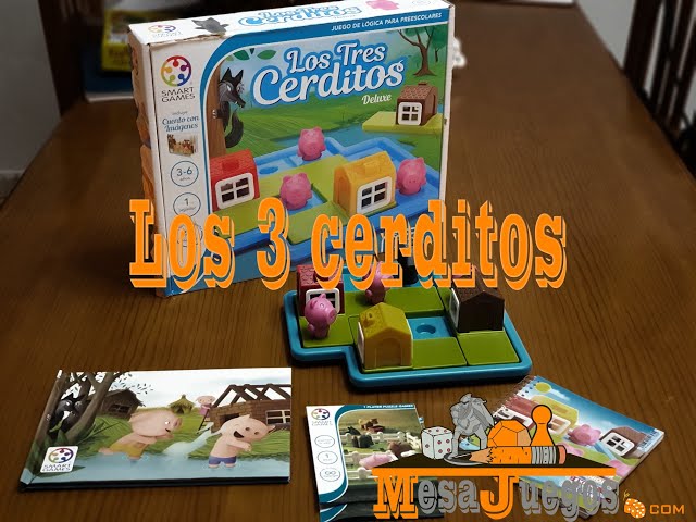 Vídeo relacionado con Goula Los 3 Cerditos: Juego de Mesa Educativo Preescolar para Niños a Partir de 2 Años, Juego Infantil de 1 a 4 Jugadores con Piezas de Madera y Tablero Puzle - Juguetes Niños 2 Años
