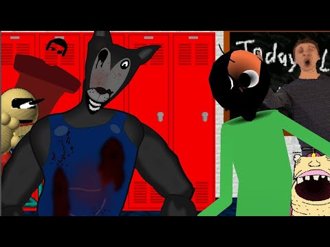 Baldi Vs Big Bad Wolf (Stick Nodes Animation) FULL FIGHT