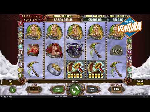 Hall of Gods | NetEnt - Casino Ventura