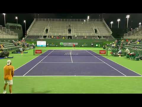 IW 2022 qualifying: Tennys Sandgren vs Bjorn Fratangelo