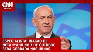Vídeo: Inação de Netanyahu no 7 de outubro será cobrada nas urnas, diz especialista | WW