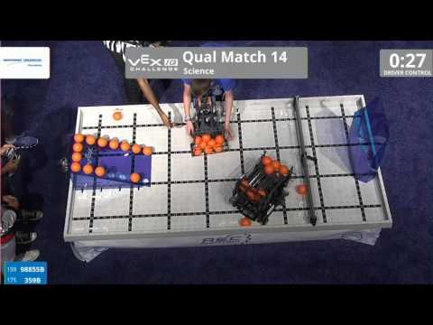 VEX Worlds 2016 - VEXIQ Middle School - Science - Qual 14 (98855B 359B) 27