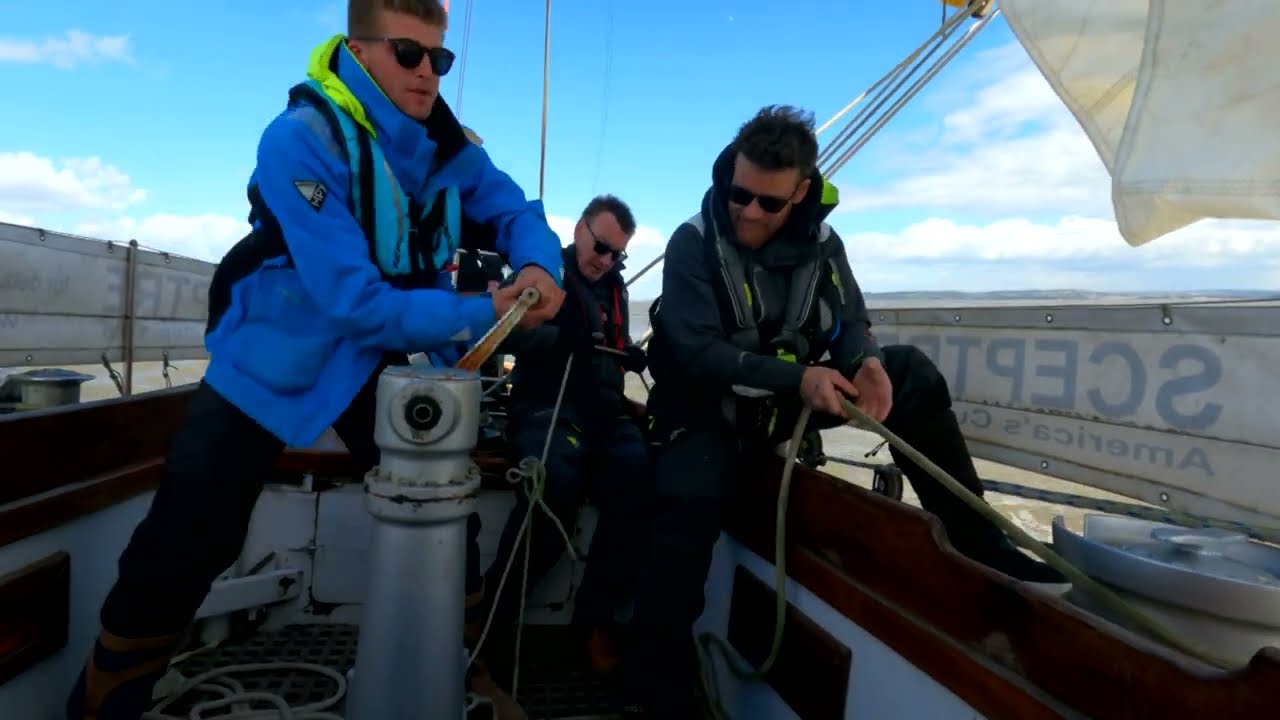 International 12 metre - Classic America's Cup Yacht Sceptre - A Yacht Delivery to Hamble