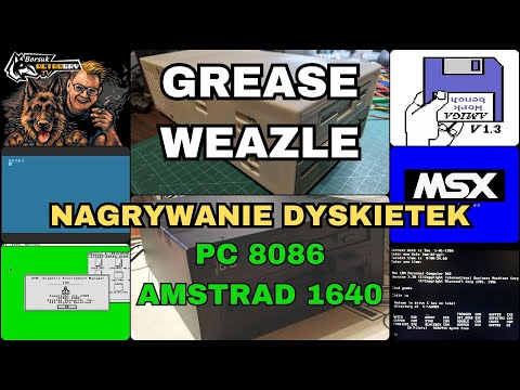 Borsuk Retro Gry TV: DYSKOTEKA #10- GREASEWEAZLE - AMSTRAD PC 1640 - Nagrywamy na Starym Pececie